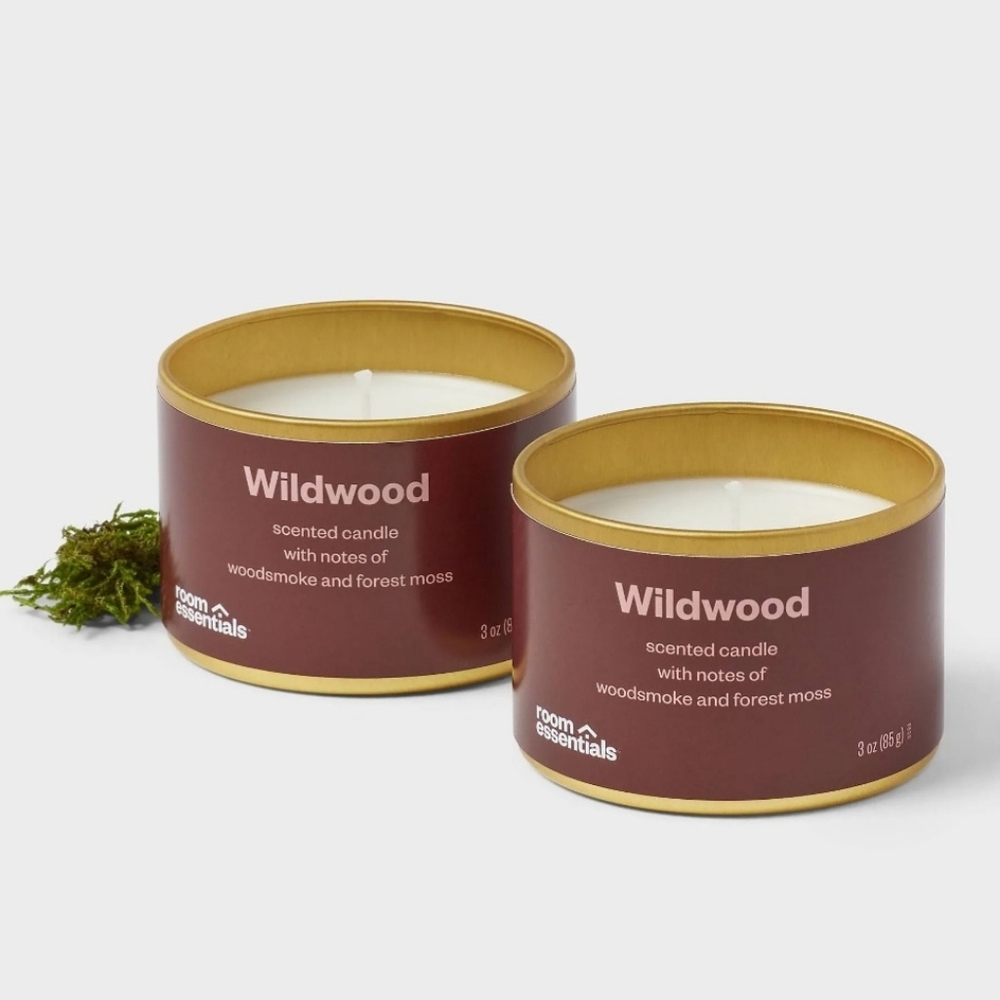 Wildwood Scent - Room Essentials (2) 2 Pack Candles